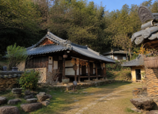 구례 쌍산재, 1만원 내고 들어가는 300년 고택…대나무숲 지나면 정원이 또 열린다 구례 쌍산재 한옥과 돌담 장독이 어우러진 전통 정원