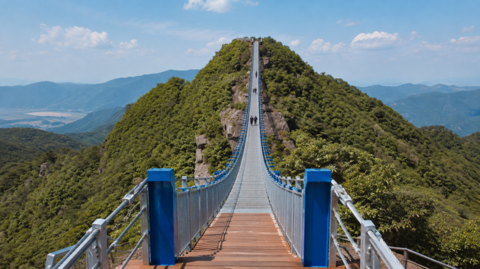 지리산 성제봉 신선대 구름다리 보행데크