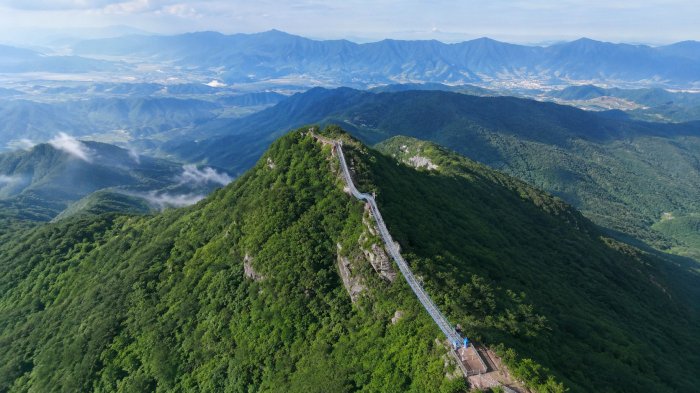 하동 성제봉 신선대 구름다리와 지리산 산군