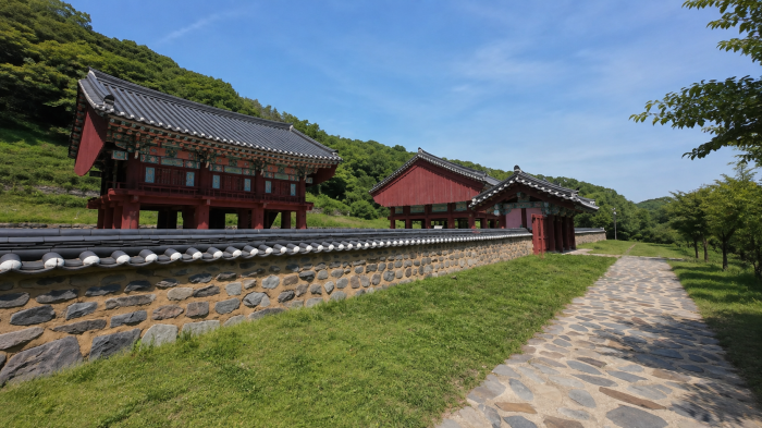 무주 적상산 사고 실록전과 선원전 복원 건물