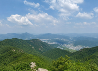 남양주 천마산, 해발 812m 정상까지 4개 코스…천마산역에서 바로 오르는 수도권 당일 산행 남양주 천마산 정상에서 바라본 여름 산 능선과 도심 전경