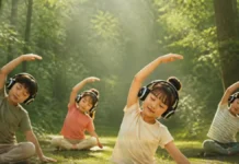 “아이 숲으로 보내고 부모는 쉰다”… 아산스파포레가 만든 가족여행의 새 방식 금호리조트 아산스파포레 웰니스 저니 사일런트 요가 홍보 이미지