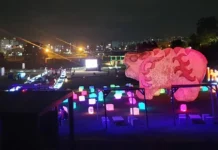 공주 국가유산야행 6일까지…1926년 지도 따라 100년 전 왕도심 걷는다 공주 왕도심에서 열린 공주 국가유산야행 야간 현장