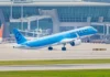 “1시간30분이면 나가사키”… 대한항공 겨울 직항 주 4회로 늘어난다 인천국제공항에서 이륙하는 대한항공 A220 항공기