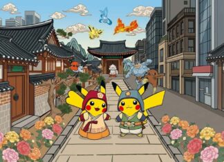 Pokémon GO에 ‘주황색 한복 피카츄’ 첫 등장…9월 18일부터 서울 도심·인천공항서 만난다 한복을 입은 피카츄와 포켓몬이 등장하는 한국 가을 여행 이미지