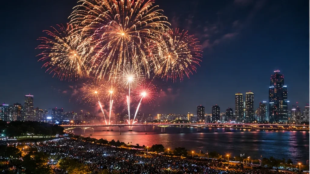 서울세계불꽃축제 2026, 불꽃은 무료인데 ‘명당’은 600만원…100만 인파가 만든 관람경제